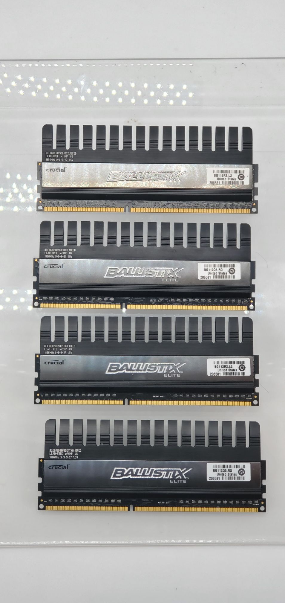 Crucial Ballistix Elite DDR3 1866 8GB X4, 32GB kit