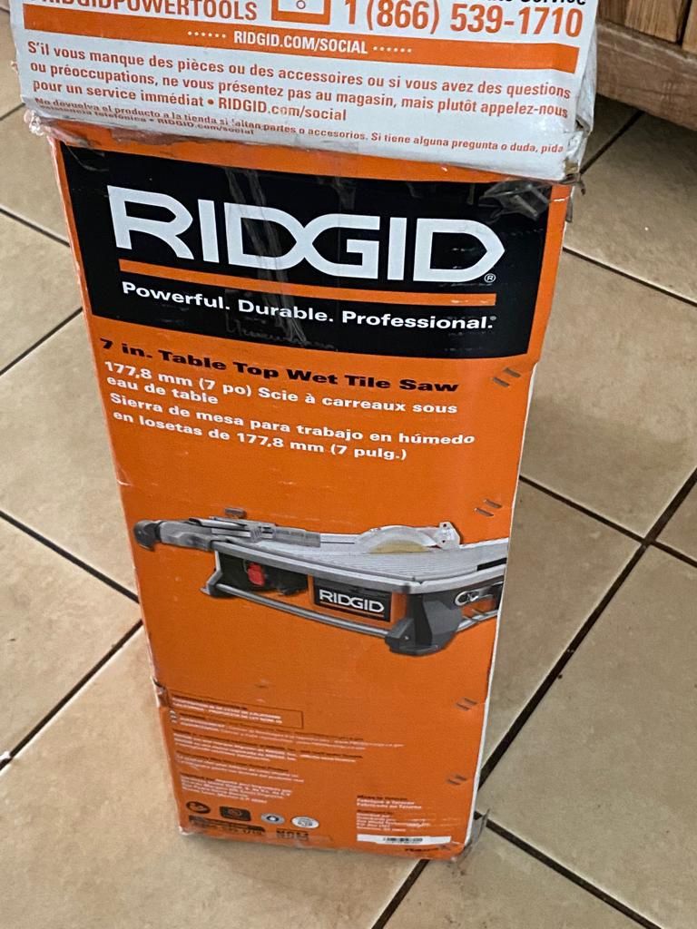 7in Table Top Wet Tile Saw