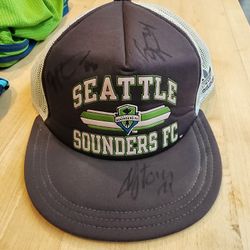 Many Signatures Sounders Hat