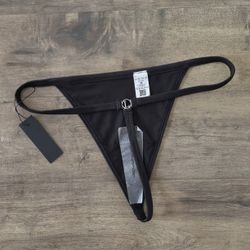 LOUNGE Sculpt G-String Black Panties Medium NWT