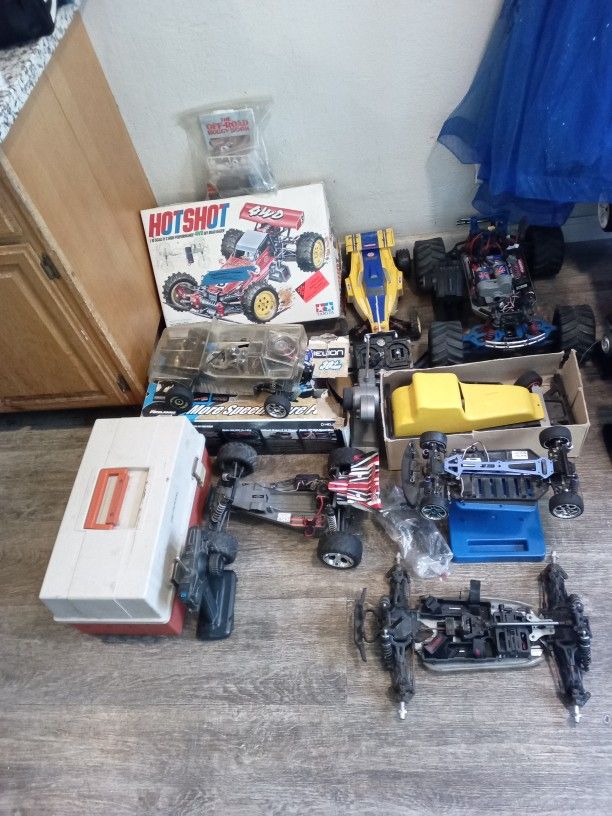 Rc Lot 8 Cars All Work Plus Extras 350$