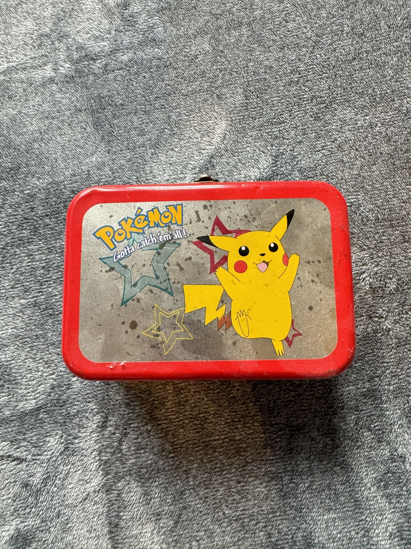 Nintendo Pokemon Vintage Lunchbox Tin Rare 1998 Pikachu New