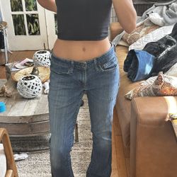 Levi’s Lowrise flare jeans 