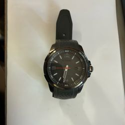 Citizen Eco Drive Naismith Trophy Men's Watch Black Dial Rubber Strap