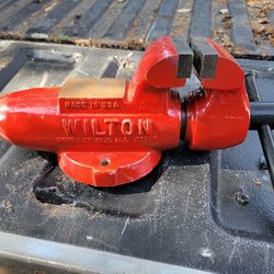 "Vintage 1977 Wilton 3.5"" Bullet Vise - Model 350 - Made in USA"