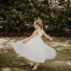 Ivory Flower Girl Dress 