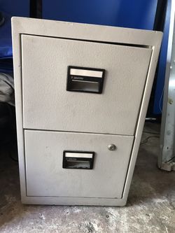 Vertical Fire - Resistant File Cabinet- 2 Drawer - Sentry