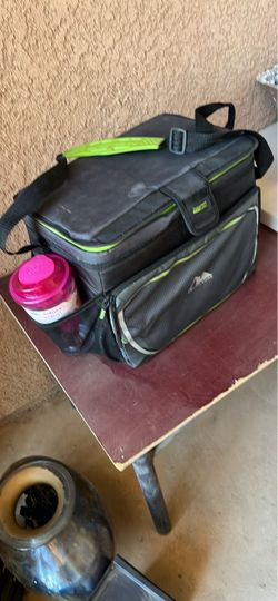 Lunch box . All containers fitted perfect inside. Long 15 inch, 10 inch, height 11 inch