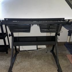 Desk/Drafting Easel (adjustable) w/ stool