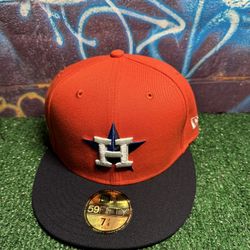 New Era Cap   7  1/8 Houston Astro New 