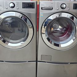 LG Washer & Dryer for Sale 
(Works Good)
Comes w/Warranty 
Delivery Available 

Our store is located at:
1260 Highway 85 N
Fayetteville, GA