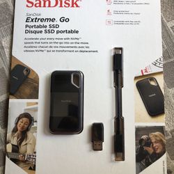 2TB Sandisk Extreme Go Portable SSD - Brand New!