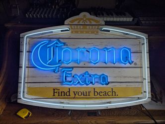 Corona Extra - Find Your Beach - Rare Neon Sign