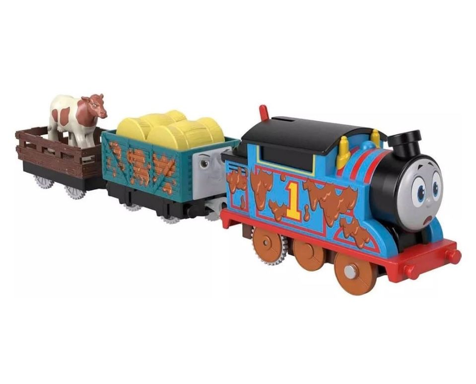 Thomas & Friends Motorized Muddy Thomas with Troublesome Truck