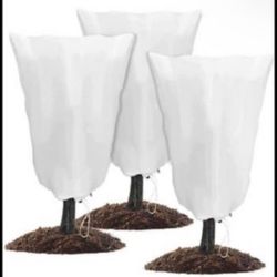 Brandnew 3 PACK Plant Covers,Plant Fruits Blueberry Bushes Protection Netting Covers, 47" x 55"