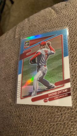 Shohei Ohtani Donruss Optic Holo Baseball Card