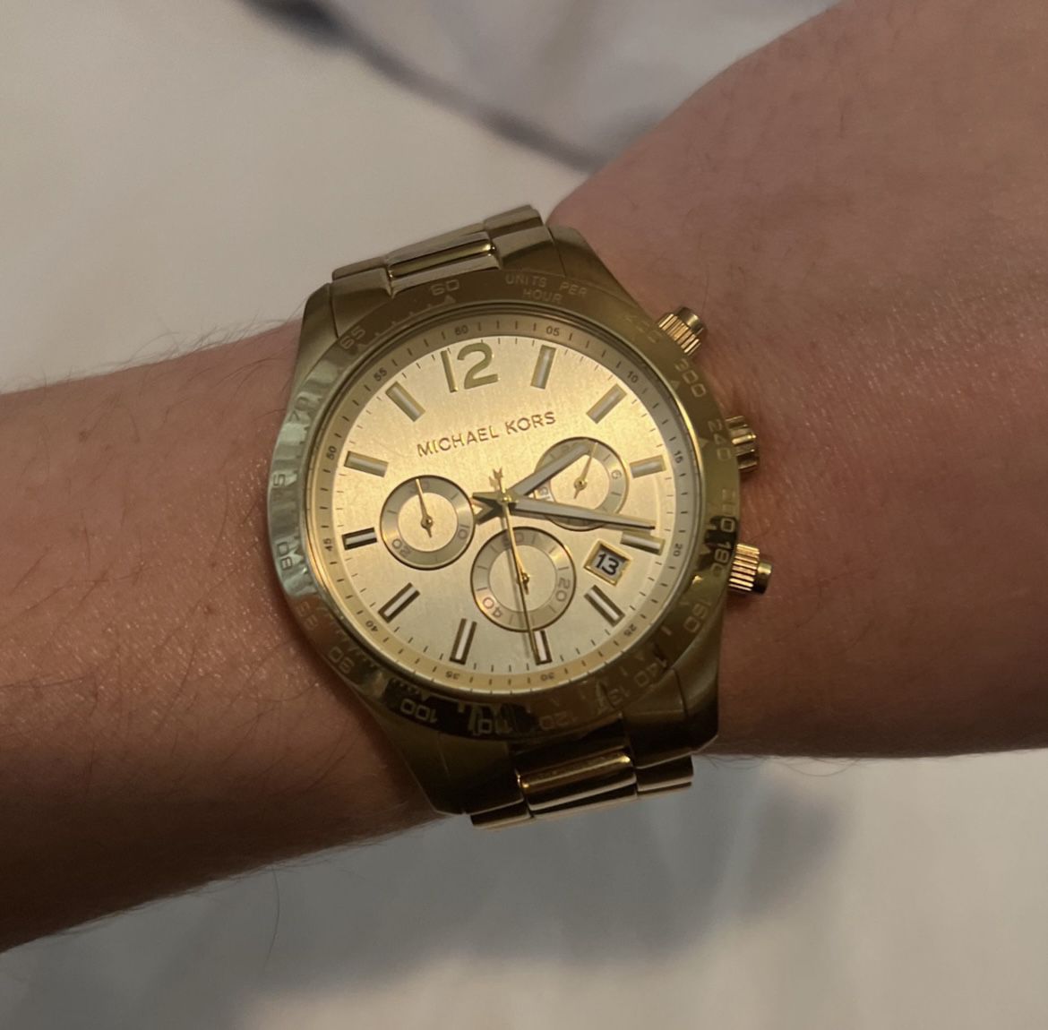 Gold Michael Kors Layton Watch