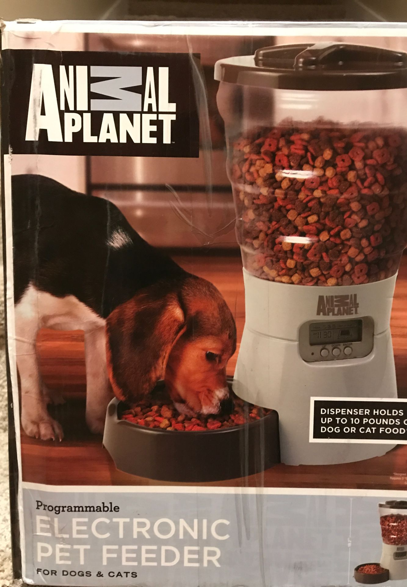 Animal planet programmable electronic dog cat pet feeder