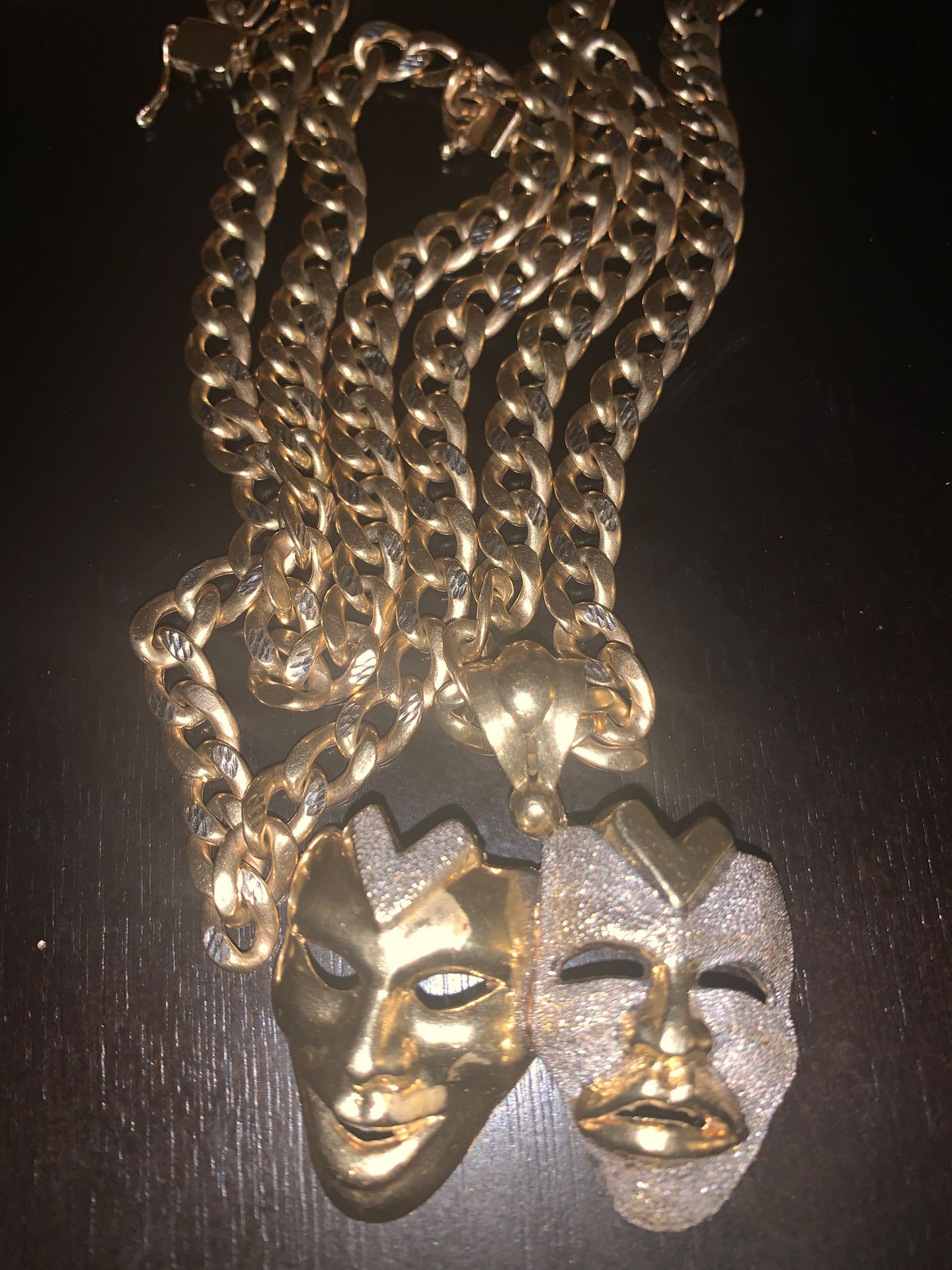 REAL GOLD CUBAN NECKLACE