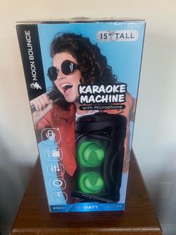 Karaoke Machine With Wired Microphone by Moon Bounce