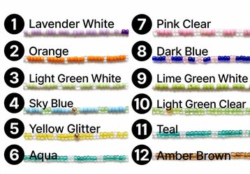 Seed bracelets set of 5 ( Thanksgiving/ Christmas’s gifts-colorful stretch beaded bracelets )