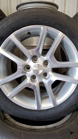 17 inch 225/55R17 Chevy Wheels