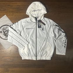 Hellstar New Testament White Track Jacket