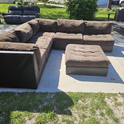 Hybrid Sectional with ottoman