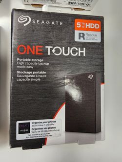 Seagate OneTouch External Hard Drive 5tb, 2tb, 1tb NEW