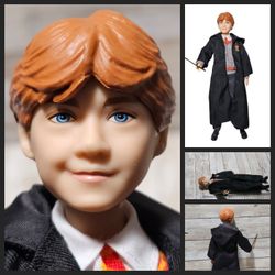 Harry Potter Ron Weasley Film-Inspired Collector Doll 10" Mattel Toy with Wand