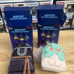 Abby Abs Jinu Saja Boys K-Pop Demon Hunters Blind Loungefly Bag Charm Keychains