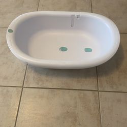 Frida Baby 4-in-1 Grow-with-Me Baby Bathtub, Baby Tub for Newborns to Toddler 