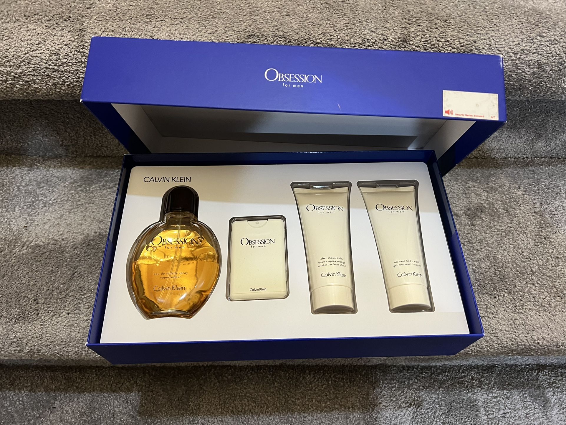 Calvin Klein Mens Obsession New Perfume Set Size Bottles