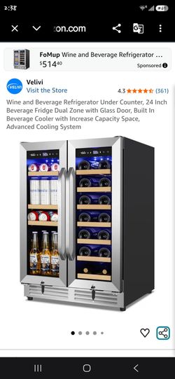 Wine and Beverage Refrigerator