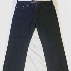 NEO BLUE Men's Regular Straight Leg Jeans 