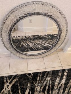 Handmade glass mirror