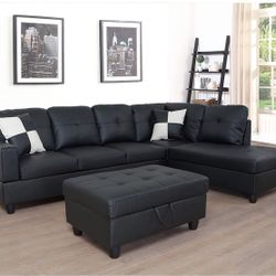 New Sectional And Ottoman 