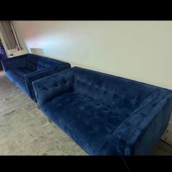Blue Luxury Couches 