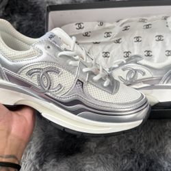 Chanel CC Logo Sneakers
