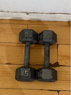 15 pound dumbbells