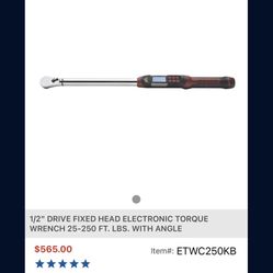 1/2 Digital Matco Torque Wrench