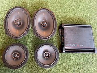 Kicker speakers and amp