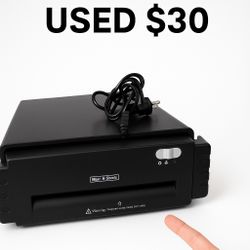 Heavy-Duty 6-Sheet Electric Paper Shredder 