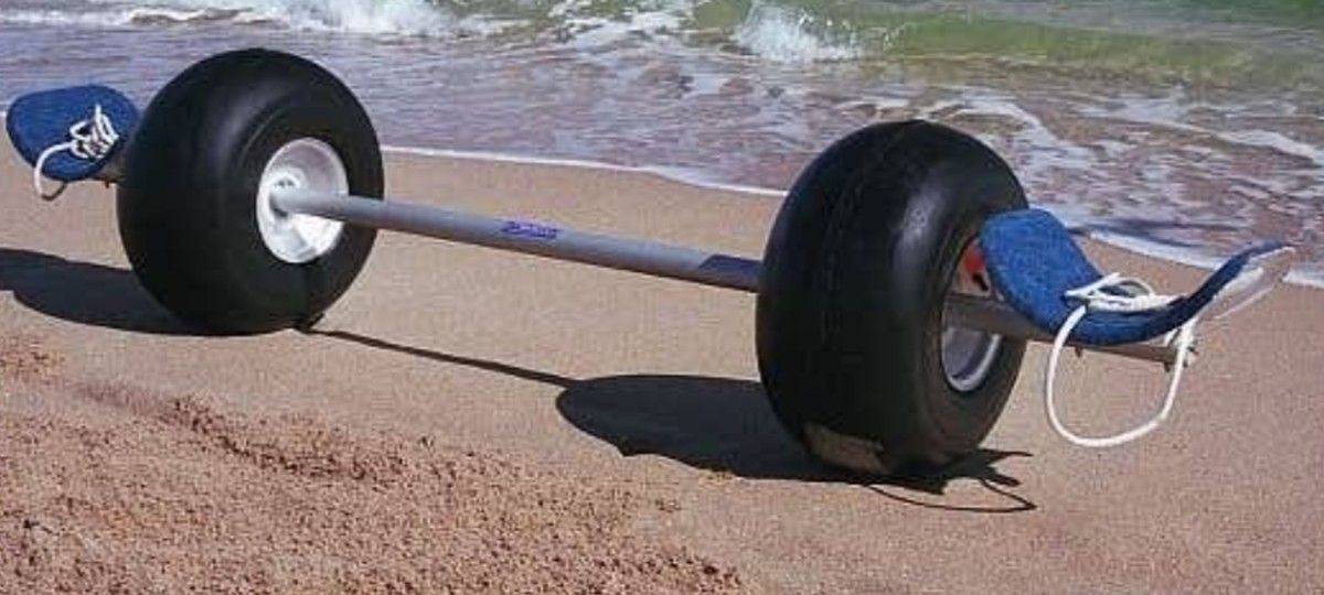CATAMARAN BEACH DOLLY / WHEELS - $155 OBO