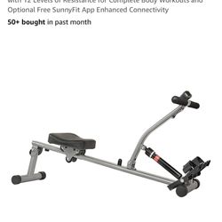 NEW Exercise Machine & Fitness Machine Rowing Machine with 12 Levels of Resistance for Complete Body Workout Machine Exercise Machine Stepper 