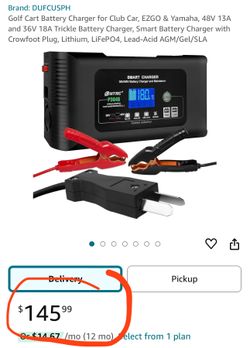 Brand New Smart Battery Charger For Gulf Carts, Yamaha, Cars Trucks Boat And Much More 