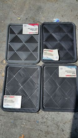 Rubber floor mats