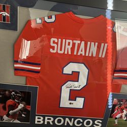 Patrick Surtain Framed Jersey