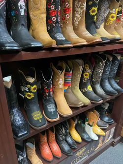 Botas Vaqueras de Piel para mujer