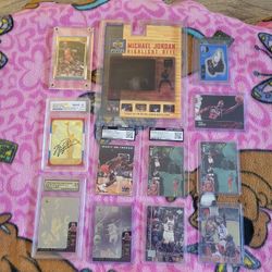 Michael Jordan 12 Card Lot (Slabs, New & Rare) 